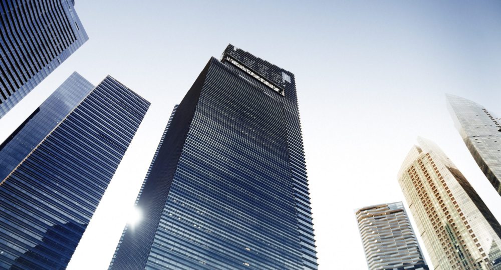 Architecture Office Building Cityscape Personal Perspective Concept