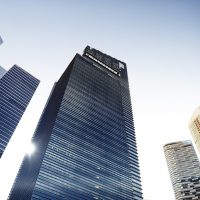 Architecture Office Building Cityscape Personal Perspective Concept